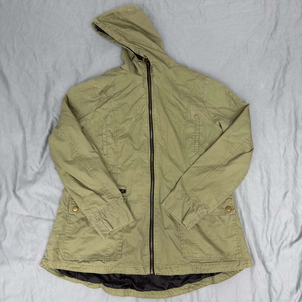 Canyon River Blues Hooded‎ Jacket Olive Green size XL Y2K RETRO